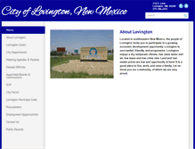 Tablet Screenshot of lovington.org